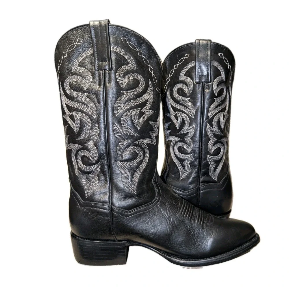 Dan Post Mens Milwaukee Western Cowboy Boots 10 EW Extra Wide